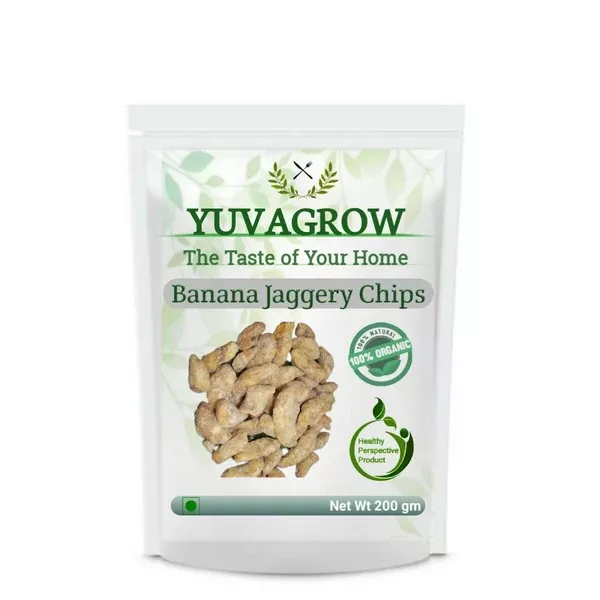 Yuvagrow Banana jaggery Chips - 200 gm