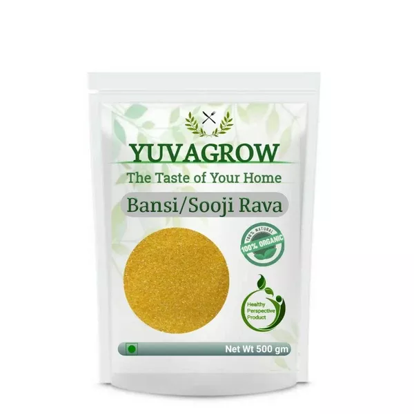 Yuvagrow Bansi / Sooji Rava - 500 gm