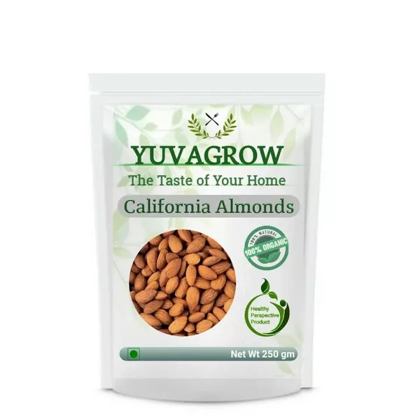 Yuvagrow California Alomonds - 250 gm