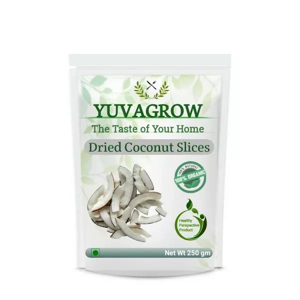 Yuvagrow Dry Coconut Slices - 500 gm