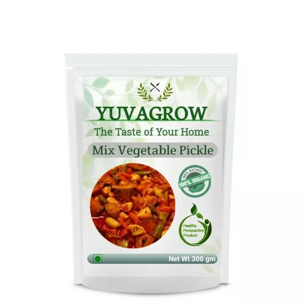 Yuvagrow Mixed Vegetable Pickle - 300 gm