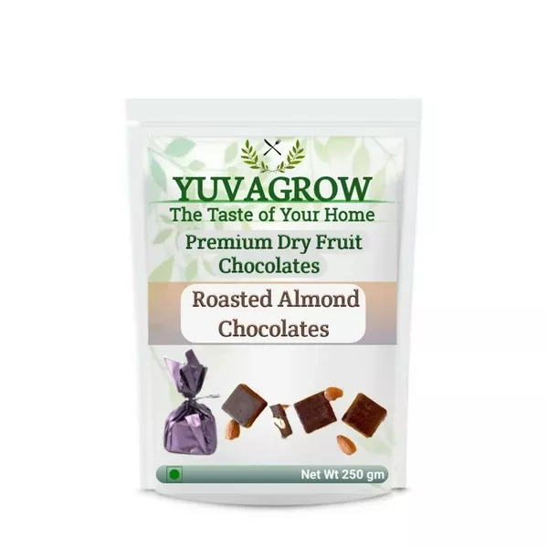 Yuvagrow Roasted Almond Chocolates - 500 gm