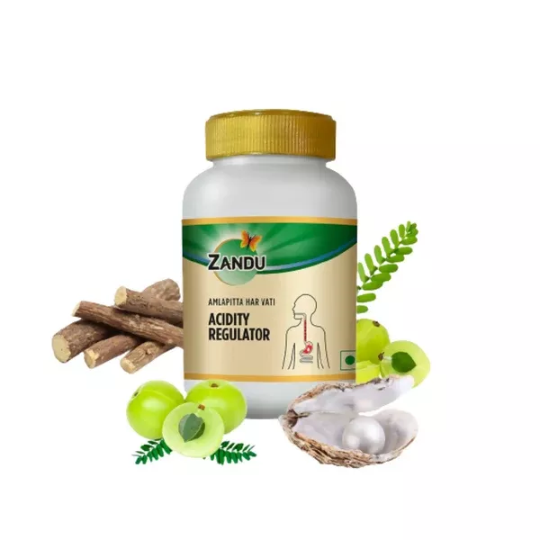 Zandu Amlapitta Har Vati, Acidity Regulator Tablets - 60 tabs