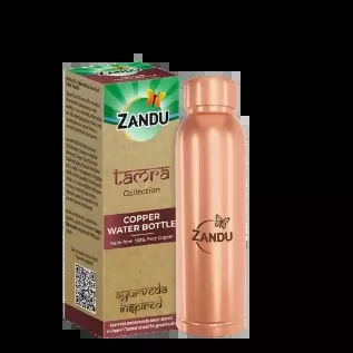 Zandu Copper Water Bottle - 950 ml