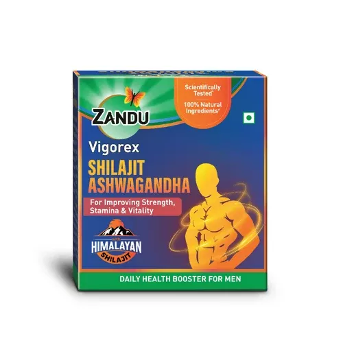 Zandu Vigorex SJ Ashwagandha Capsules - 60 caps