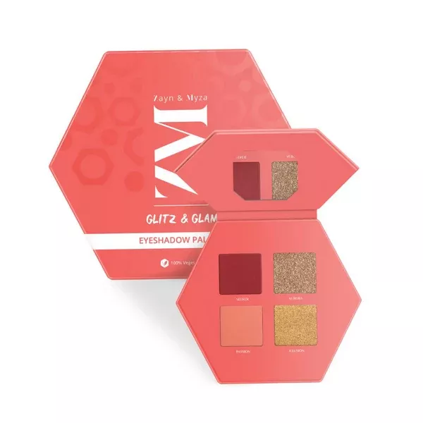 Zayn & Myza Glitz And Glam Eye Shadow Palette - Outshine - 4 gm