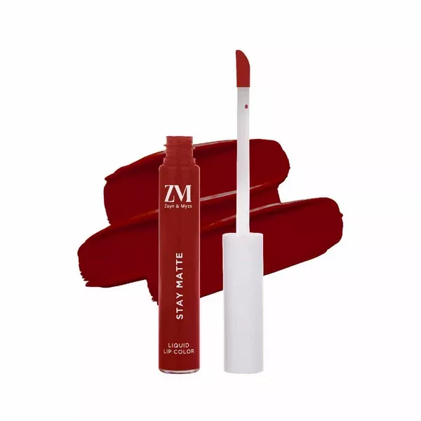 Zayn & Myza Stay Matte Liquid Lip Color - 12 Nude Blush - 6 ml