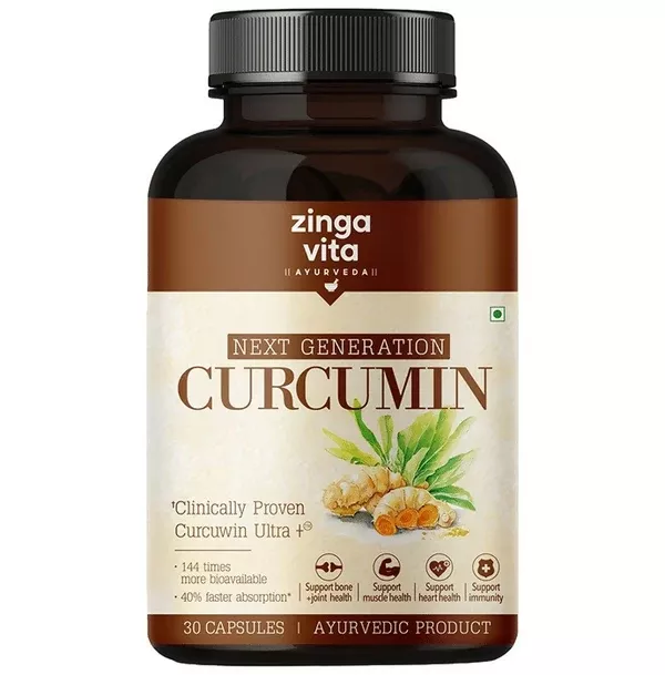 Zingavita Next Generation Curcumin Capsules - 30 caps