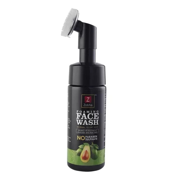 Zobha Foaming Face Wash - Avocado and Aloe Vera - 150 ml