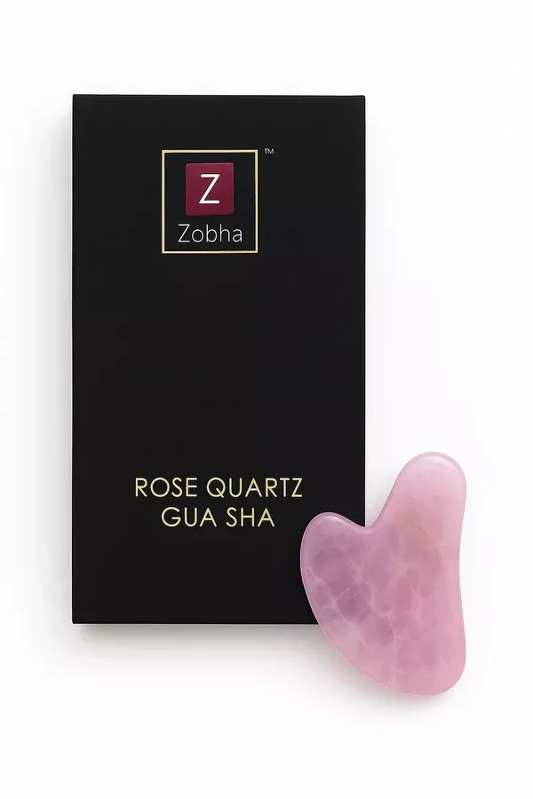 Zobha Rose Quartz Gua Sha