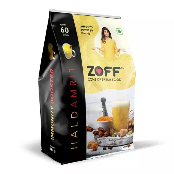Zoff Haldamrit Immunity Booster - A Turmeric drink - 120 gm