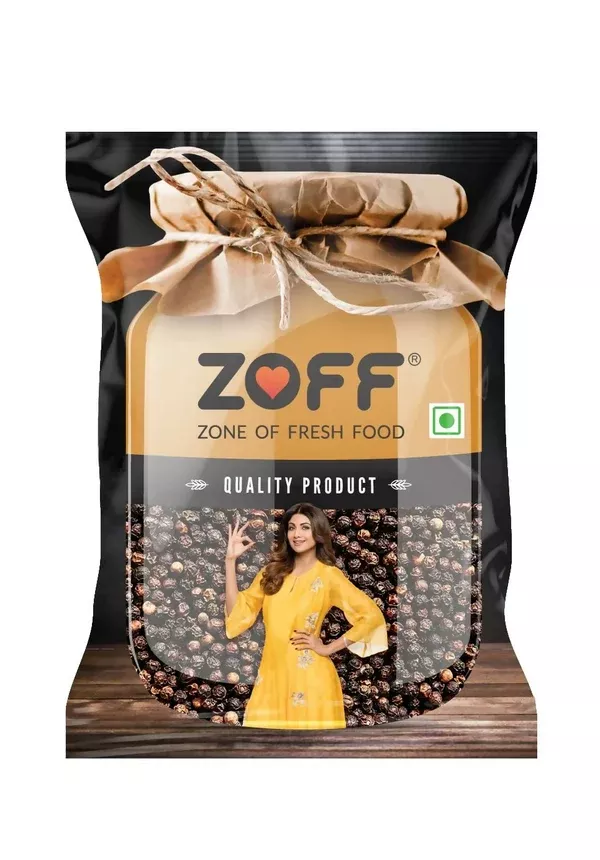 Zoff Whole Black Pepper - 250 gm